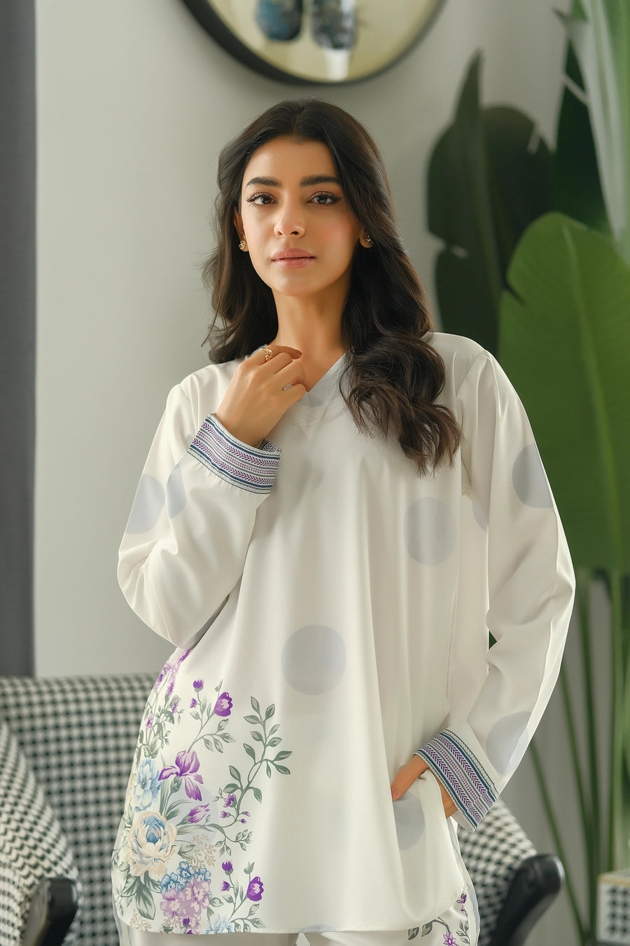 Hania Aamir - wyari Shirt and Trouser - COD | 20% OFF