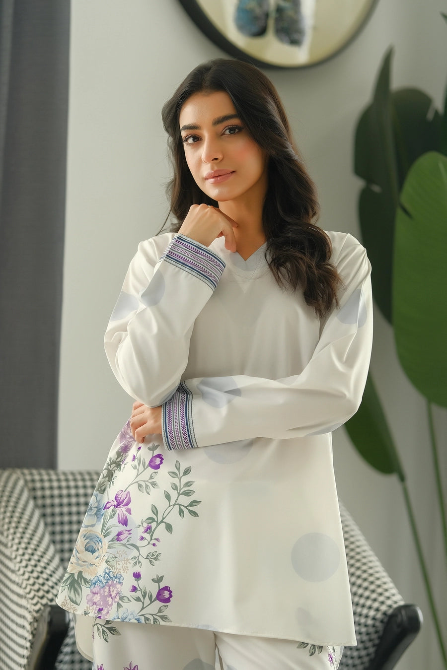 Hania Aamir - wyari Shirt and Trouser - COD | 20% OFF