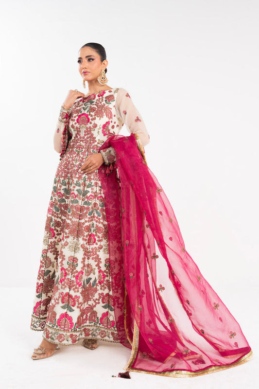 Sahar Hashmi - Beetroot Maxi, Trouser and Dupatta | 20% OFF