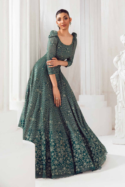 Urwa Hocane -  Greenish Maxi with Trouser | 50% OFF