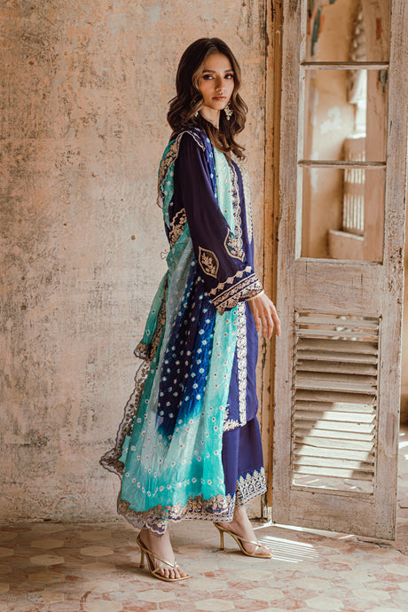 Naeema Butt - mystique-nova Shirt, Trouser and Dupatta set