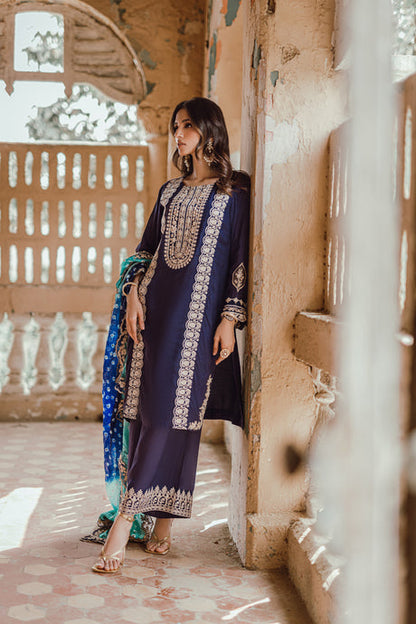 Naeema Butt - mystique-nova Shirt, Trouser and Dupatta set