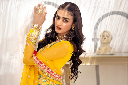 Hira Mani - Kora Dapka Frock with Jamawar Lehnga | 70% OFF