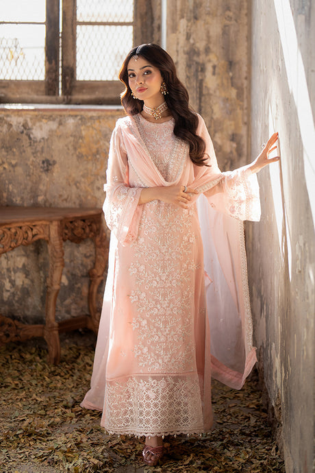 Komal Meer - Pink Mirage Shirt, Trouser with Dupatta | 30% OFF