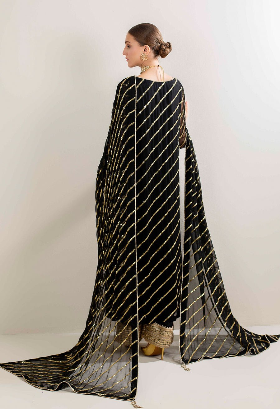 Alishba Abbasi - Jiha Shirt, Trouser with Dupatta - COD | 50% OFF
