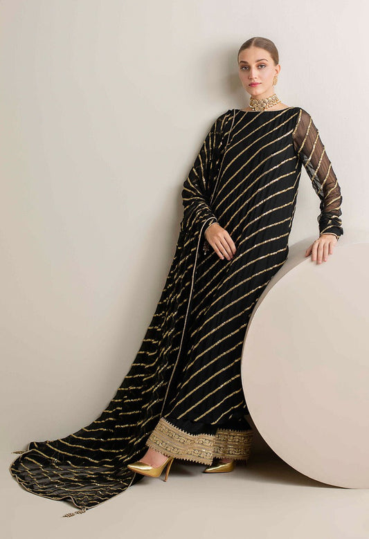 Alishba Abbasi - Jiha Shirt, Trouser with Dupatta - COD | 50% OFF