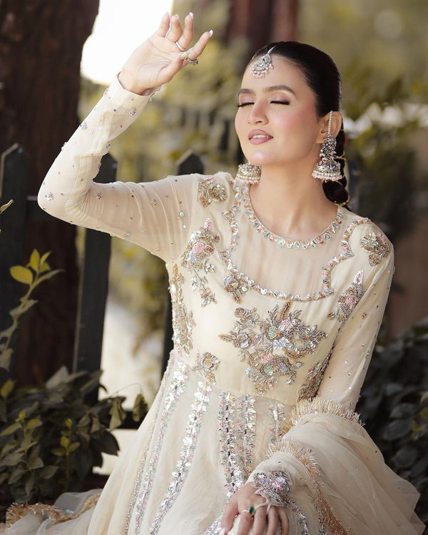 Hira Faisal - Aura Maxi, Lehenga and Dupatta - COD | 50% OFF