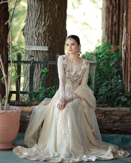 Hira Faisal - Aura Maxi, Lehenga and Dupatta - COD | 50% OFF