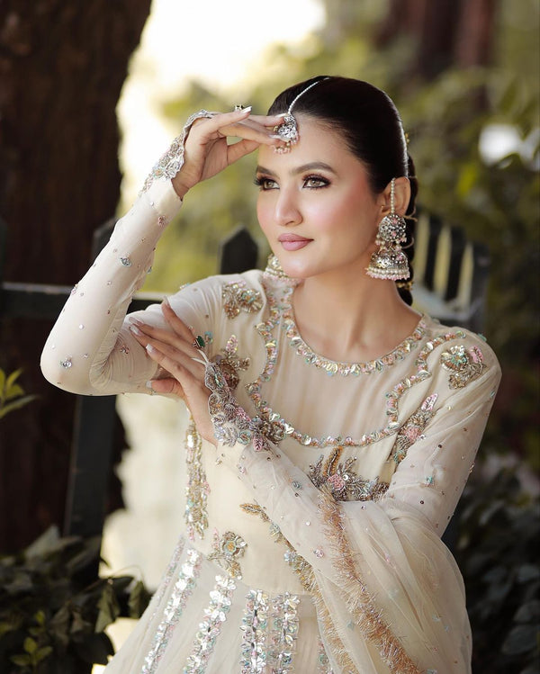 Hira Faisal - Aura Maxi, Lehenga and Dupatta - COD | 50% OFF
