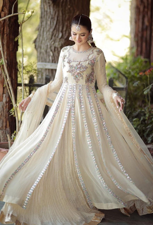 Hira Faisal - Aura Maxi, Lehenga and Dupatta - COD | 50% OFF