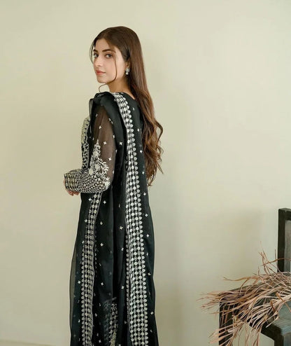 Kinza Hasmi - Shirt Trouser and Dupatta set