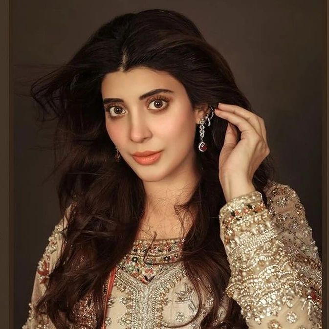 Urwa Hocane - Embellished Resham Swarovskis Long Dress |  60% OFF