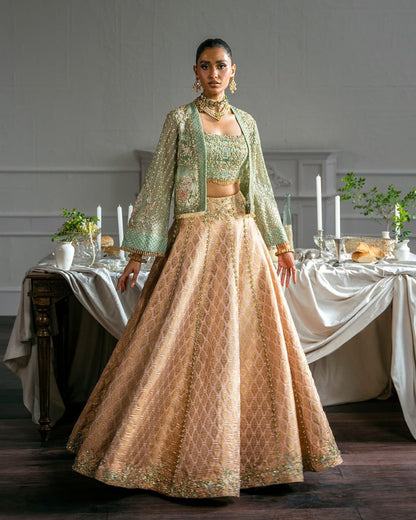 Merging Bolero, Top and Lehenga set | 60% OFF