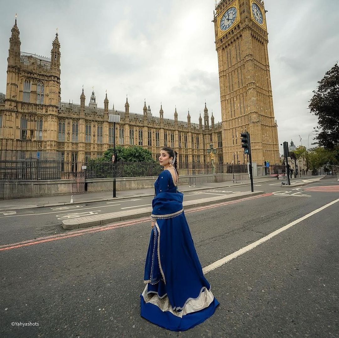 Urwa Hocane - Blue Maxi | 50% OFF