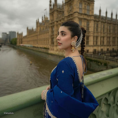 Urwa Hocane - Blue Maxi | 50% OFF