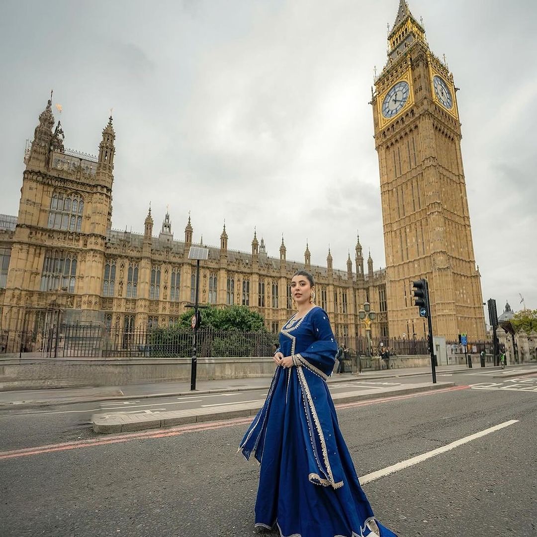 Urwa Hocane - Blue Maxi | 50% OFF