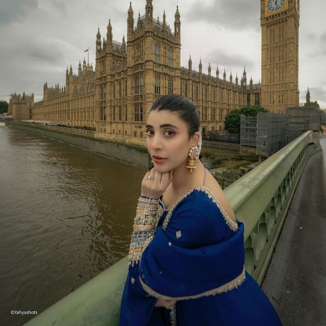 Urwa Hocane - Blue Maxi | 50% OFF