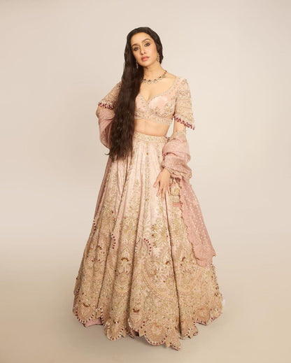 Shraddha Kapoor Mushk Choli, Lehenga and Dupatta outfit | 50% OFF