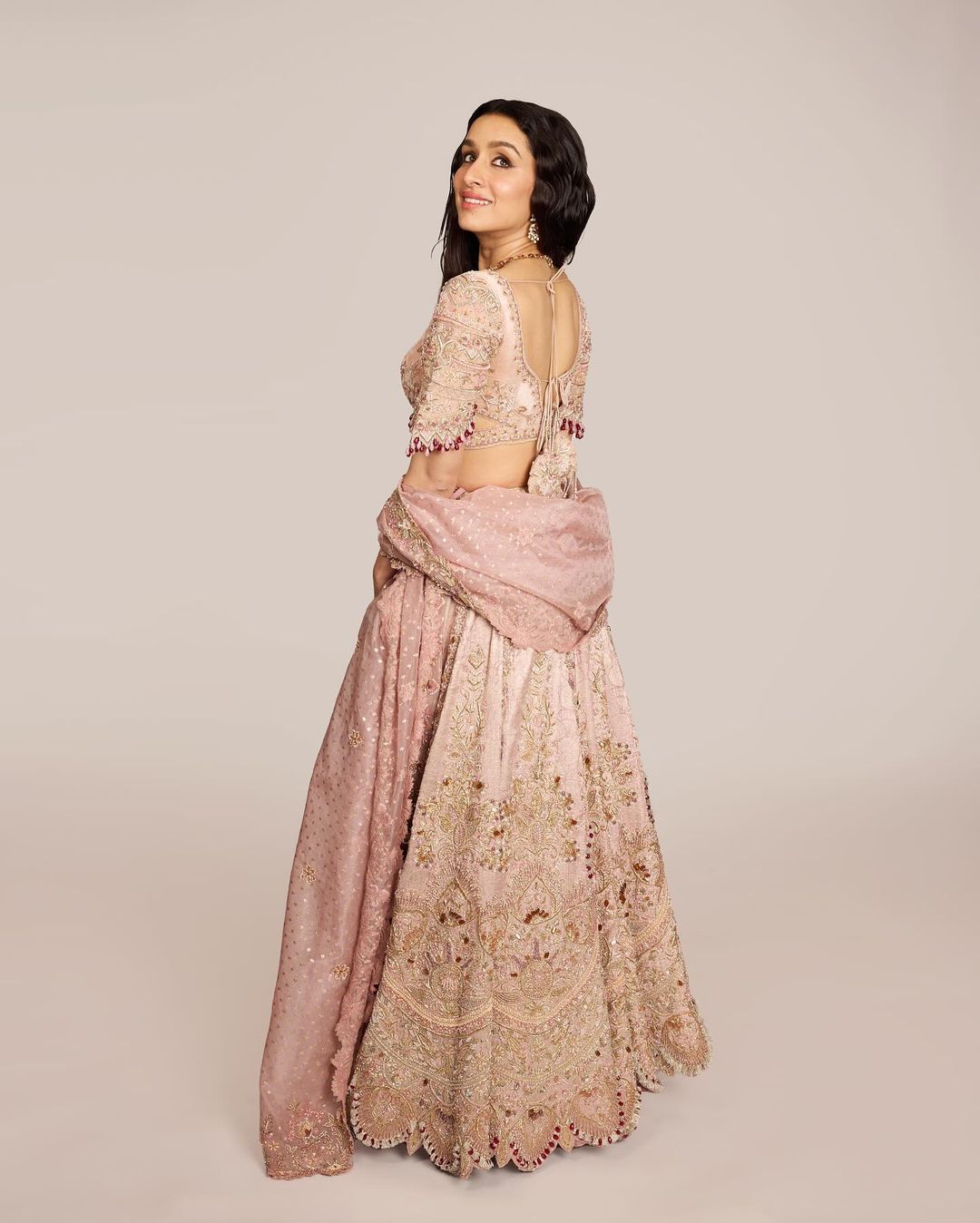 Shraddha Kapoor Mushk Choli, Lehenga and Dupatta outfit | 50% OFF