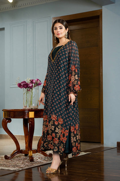 Durefishan Saleem - Lafil Shirt, Pants and Dupatta outfit | 50% OFF