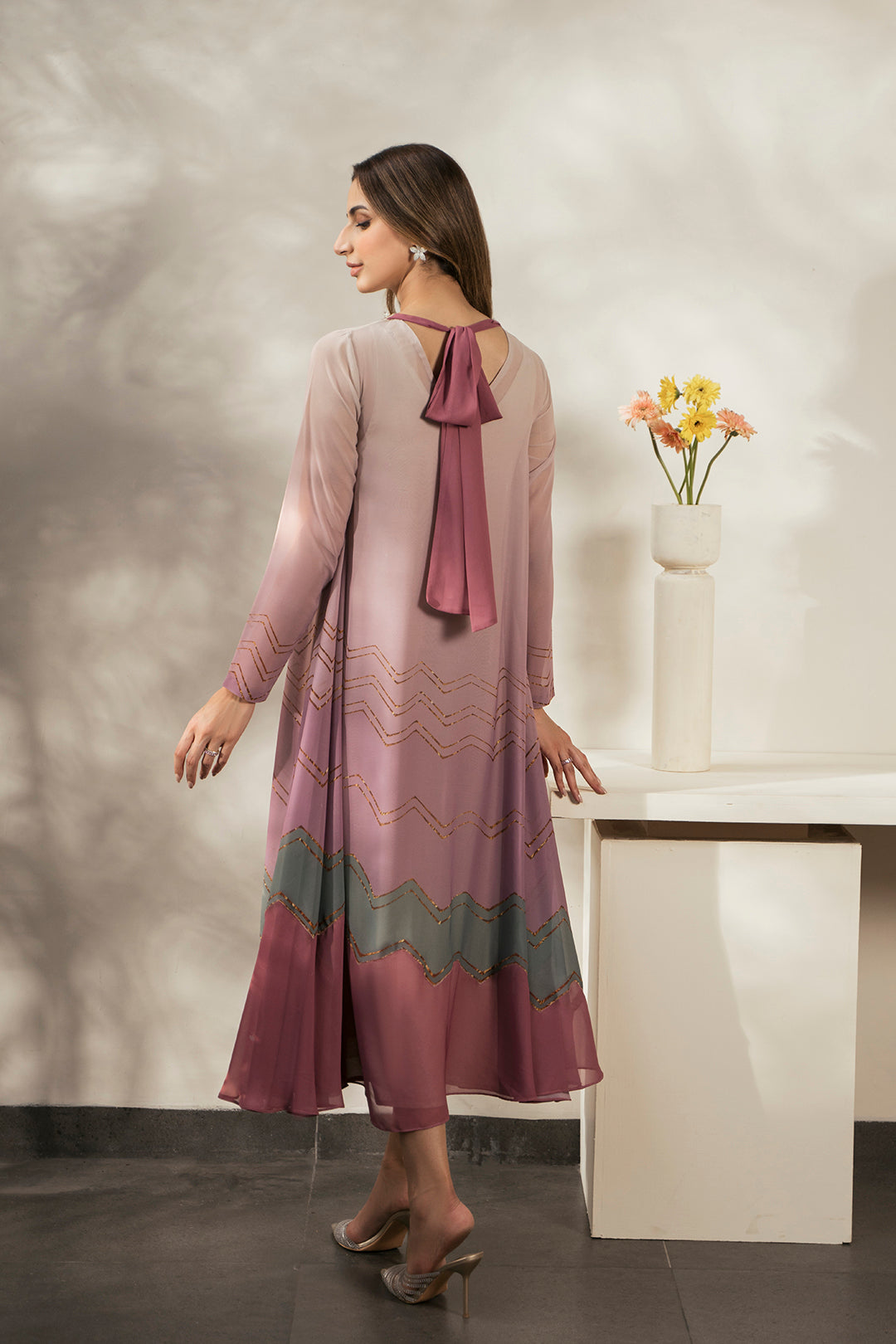 Hania Aamir Ilson Maxi with Dupatta | 50% OFF