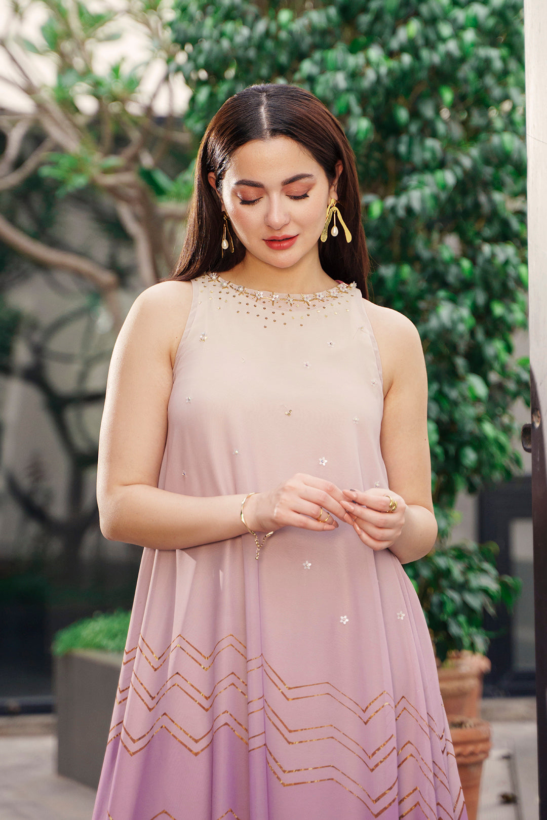 Hania Aamir Ilson Maxi with Dupatta | 50% OFF