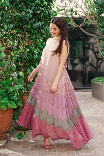 Hania Aamir Ilson Maxi with Dupatta | 50% OFF