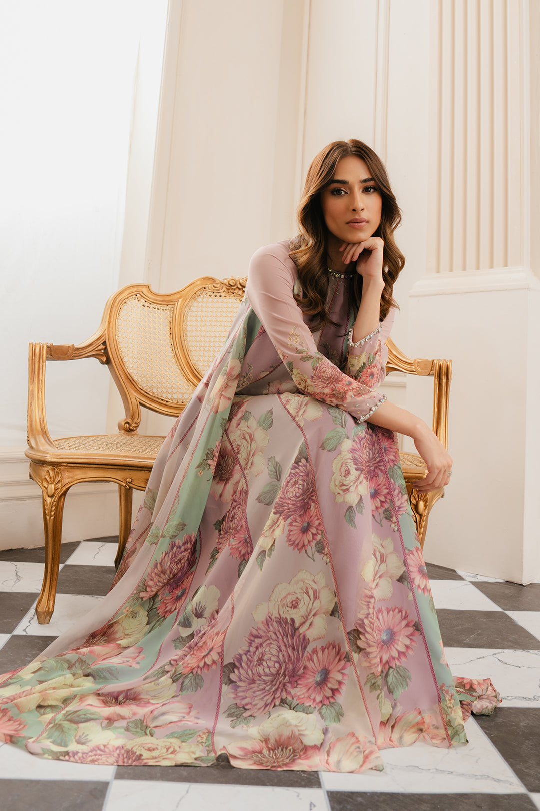 Hania Aamir - Loran Maxi and Dupatta | 40% OFF