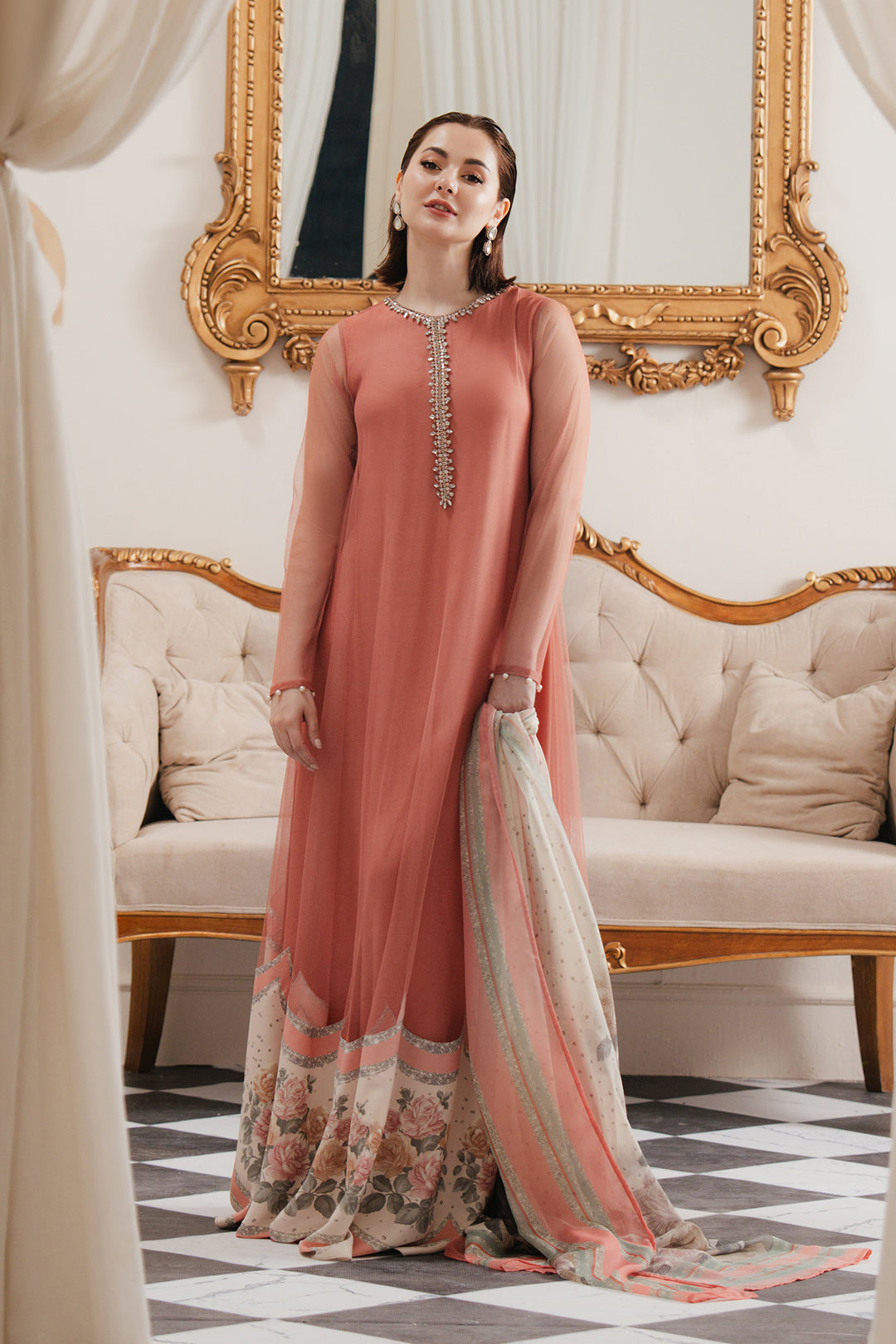 Hania Aamir - Sazil Dress with Dupatta | COD | 20% OFF