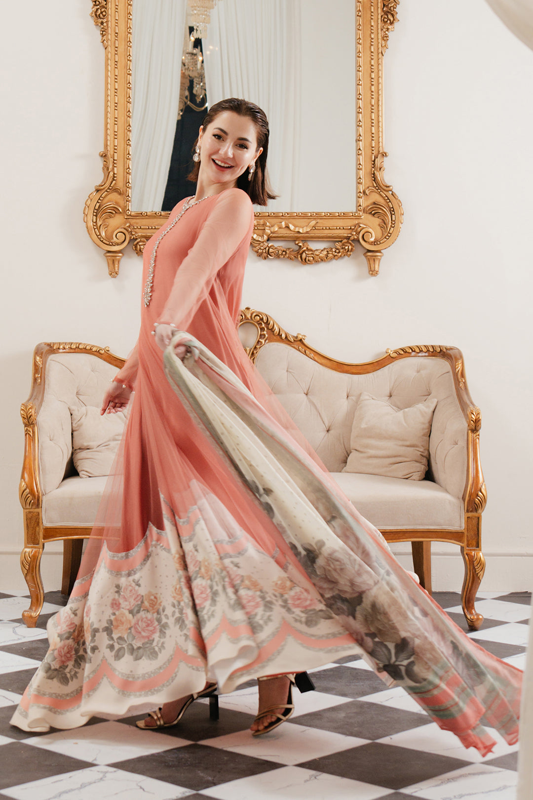 Hania Aamir - Sazil Dress with Dupatta | COD | 20% OFF