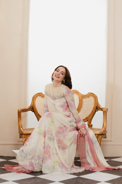 Hania Aamir - Nirzek Top and Dupatta | 50% OFF