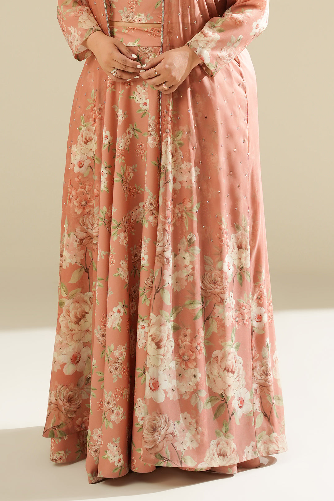 Faiza Saleem Kurib Shrug, Inner and Skirt | 55% OFF