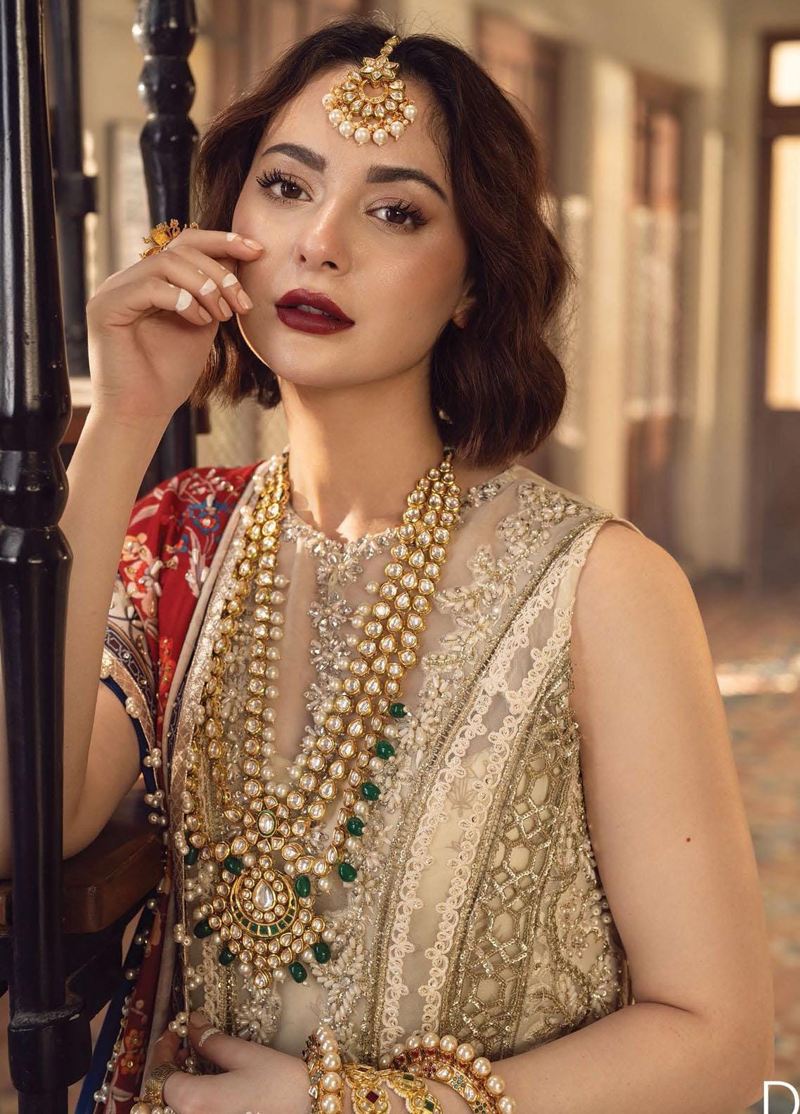 Hania Aamir - Dien Shirt, Flapper with Dupatta - COD | 20% OFF