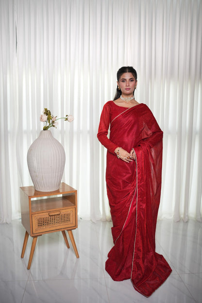 Valentine Moonlight Saree - COD