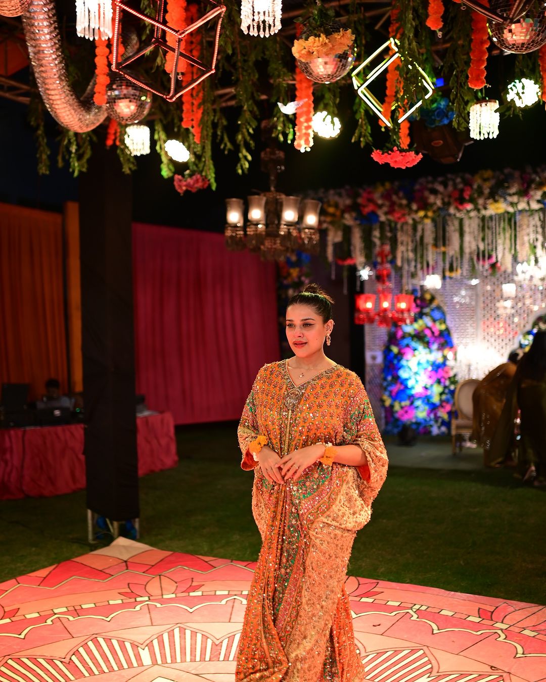 Kashaf Ansari - Elite Gold Kaftan | 55% OFF
