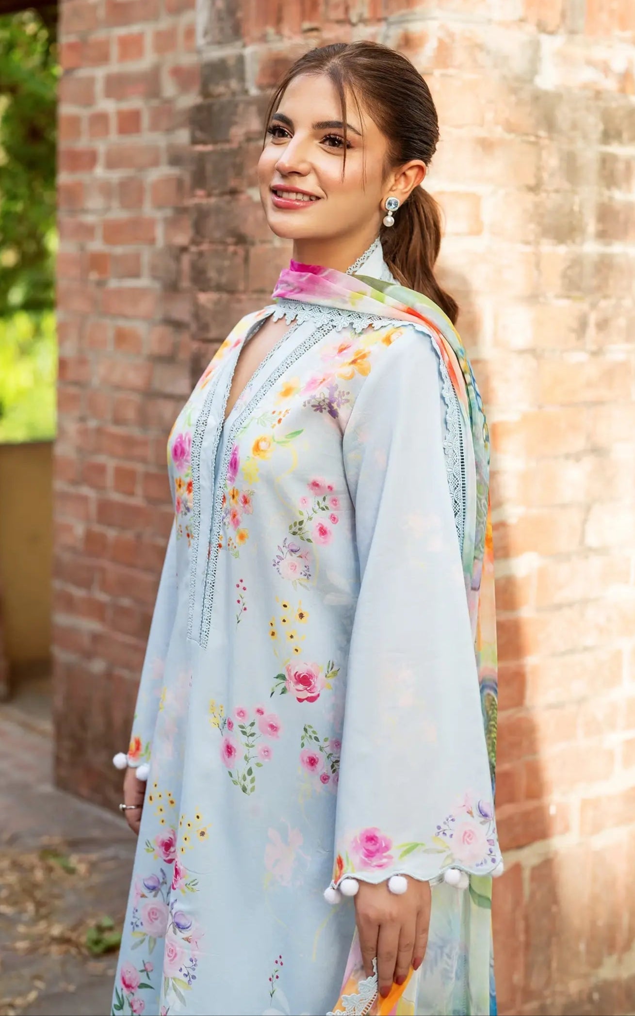 Dananeer - Cia Shirt, Trouser and Dupatta - COD | 45% OFF
