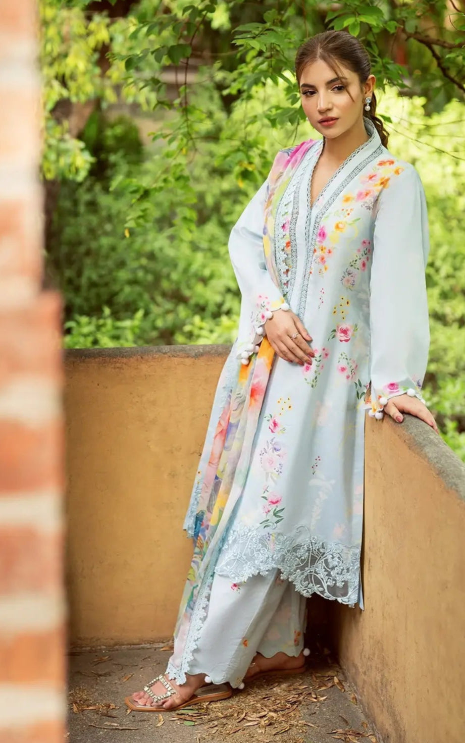Dananeer - Cia Shirt, Trouser and Dupatta - COD | 45% OFF