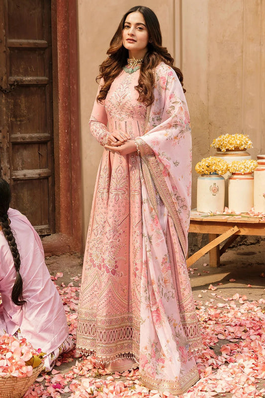 Aiman Khan - Zivia Maxi, Trouser with Dupatta set - COD | 40% OFF