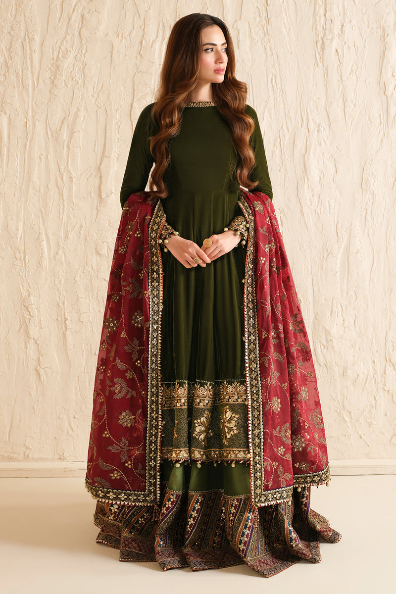 Sana Javed  - Mastani Embroidered Maxi | 50% OFF