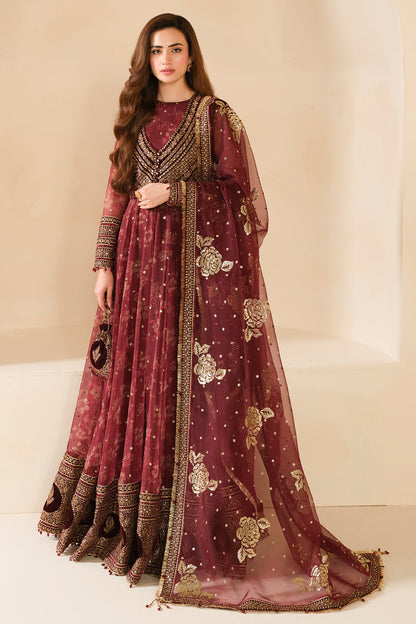 Sana Javed - Embroidered Maxi and Dupatta set | 50% OFF