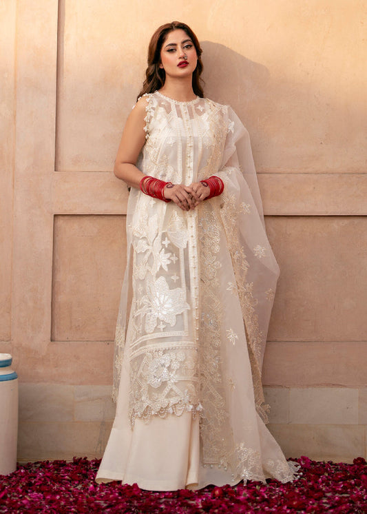 Sajal Ali - Viza Shirt, Trouser and Dupatta - COD | 50% OFF