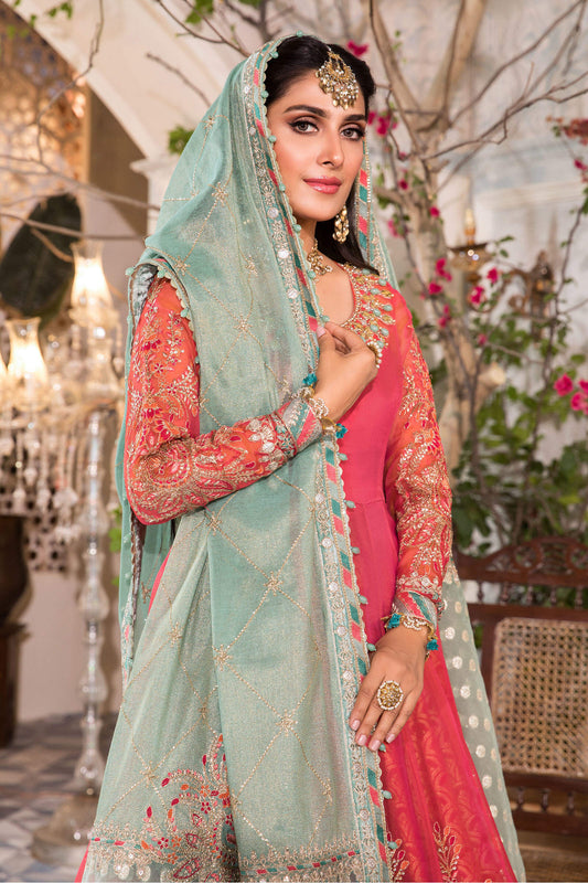 Ayeza Khan - Pinkish Red | 60% OFF