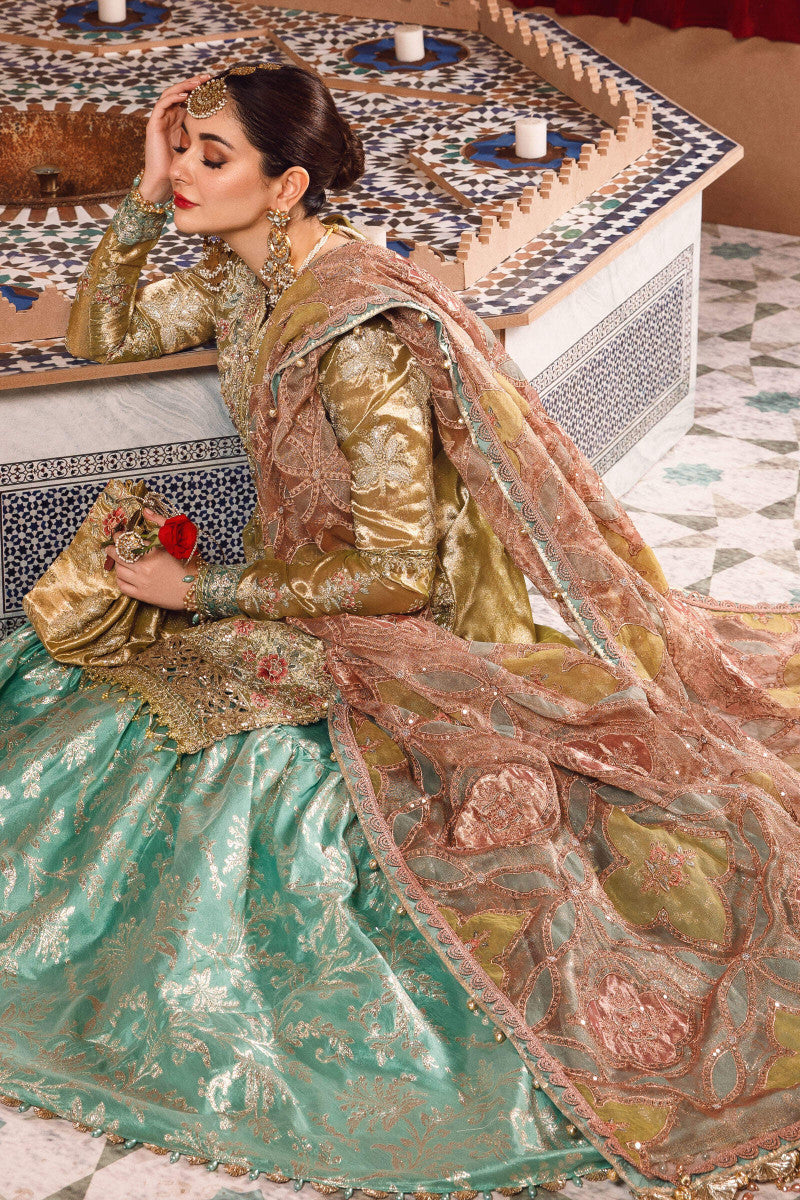 Hania Aamir - Leela Shirt, Ghagra and Dupatta - COD | 20% OFF