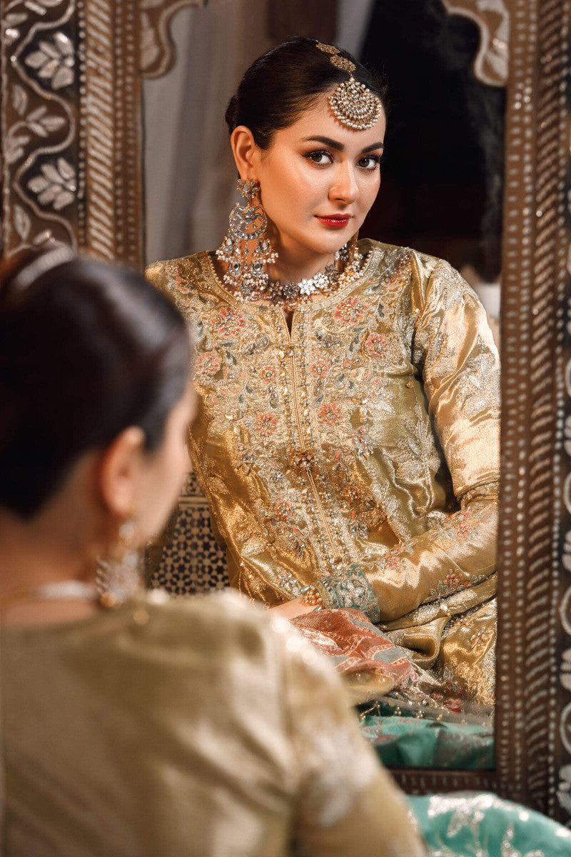 Hania Aamir - Leela Shirt, Ghagra and Dupatta - COD | 20% OFF