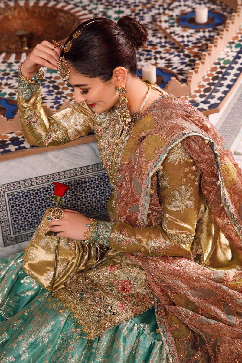 Hania Aamir - Leela Shirt, Ghagra and Dupatta - COD | 20% OFF