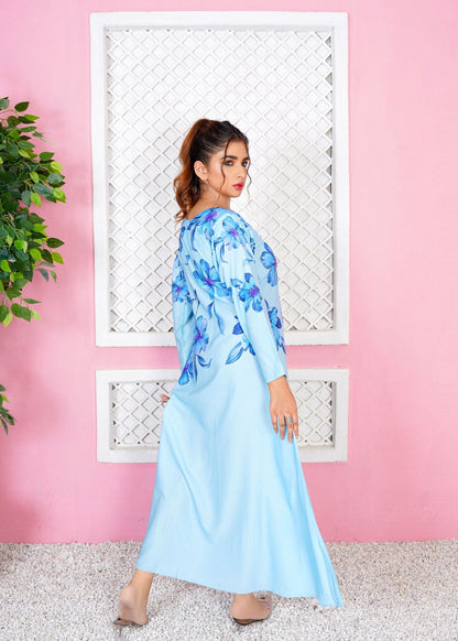 Hira Faisal - Aqua Maxi - COD | 20% OFF