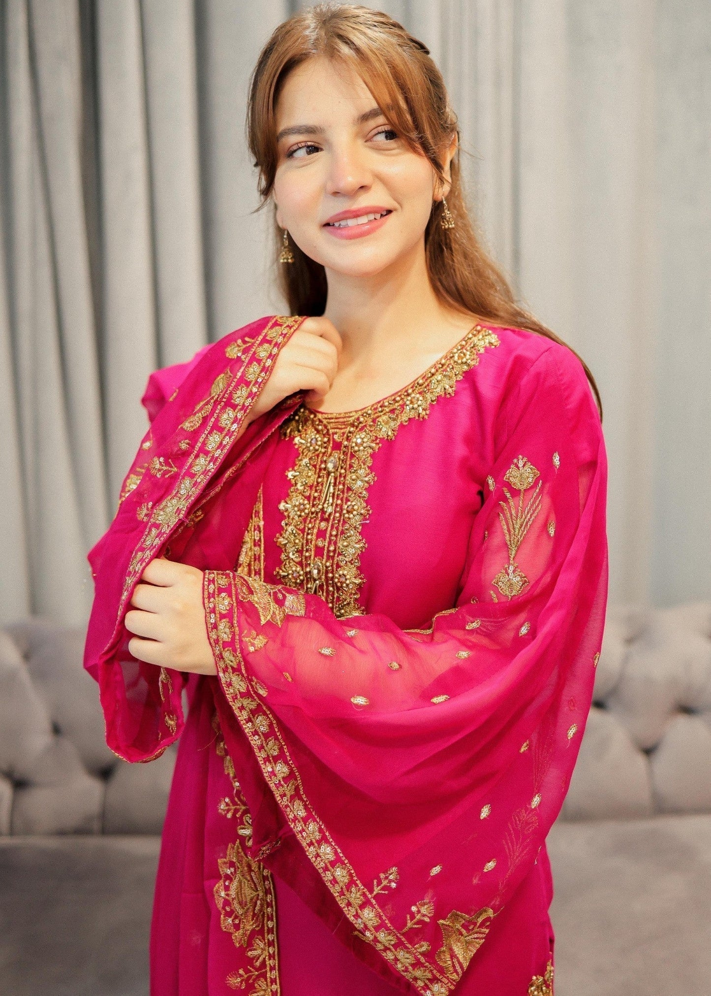 Dananeer - Rahas Shirt, Trouser and Dupatta - COD | 50% OFF