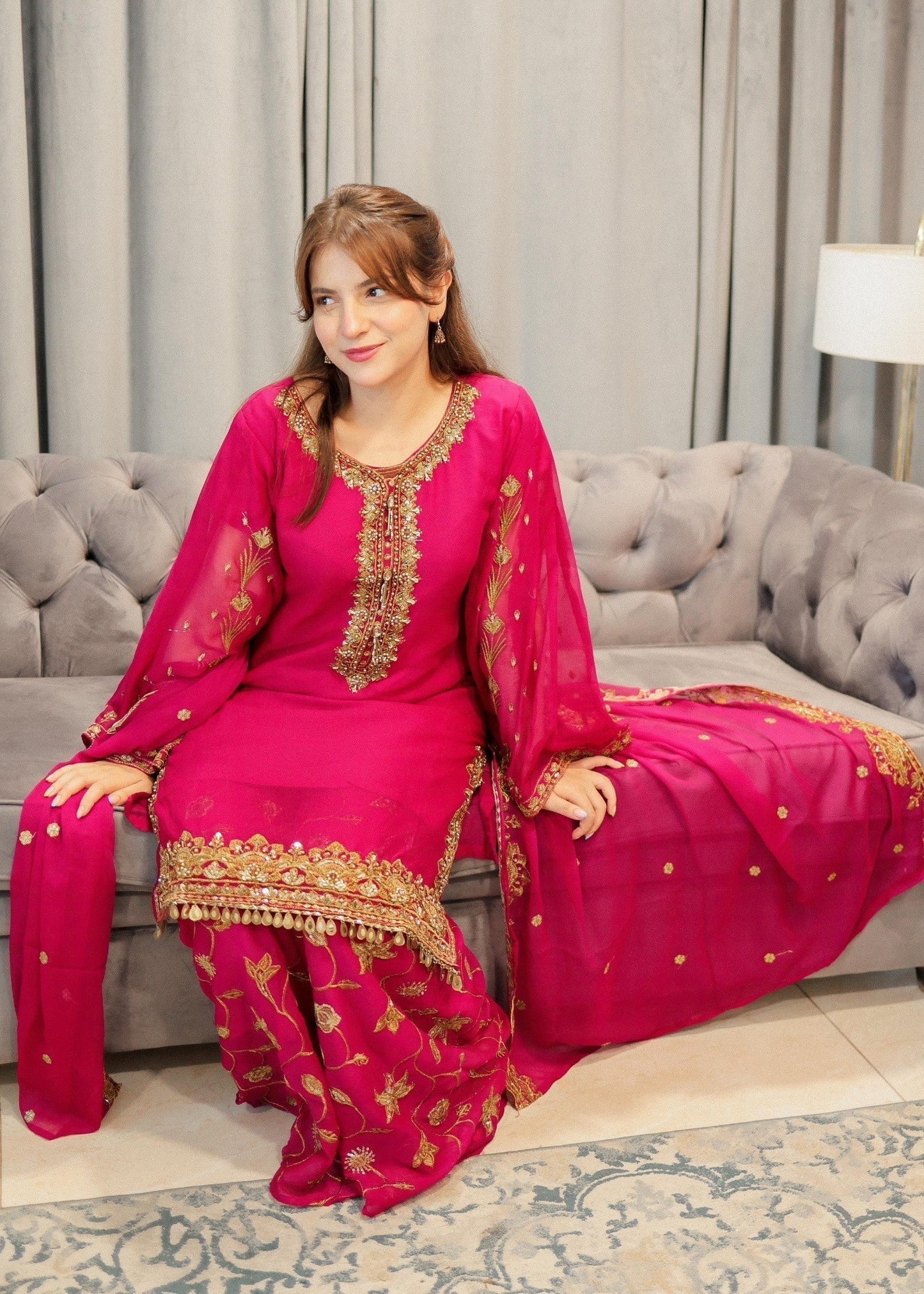 Dananeer - Rahas Shirt, Trouser and Dupatta - COD | 50% OFF