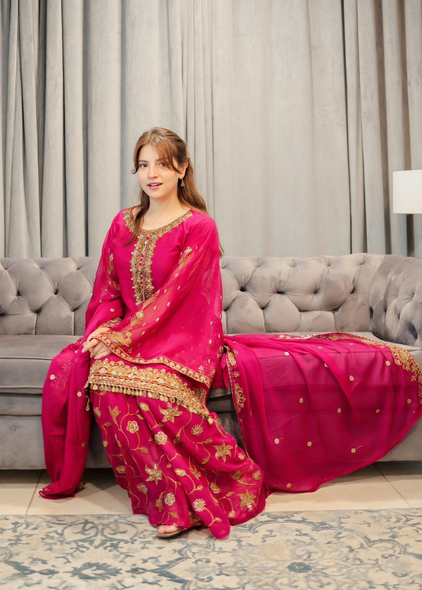 Dananeer - Rahas Shirt, Trouser and Dupatta - COD | 50% OFF