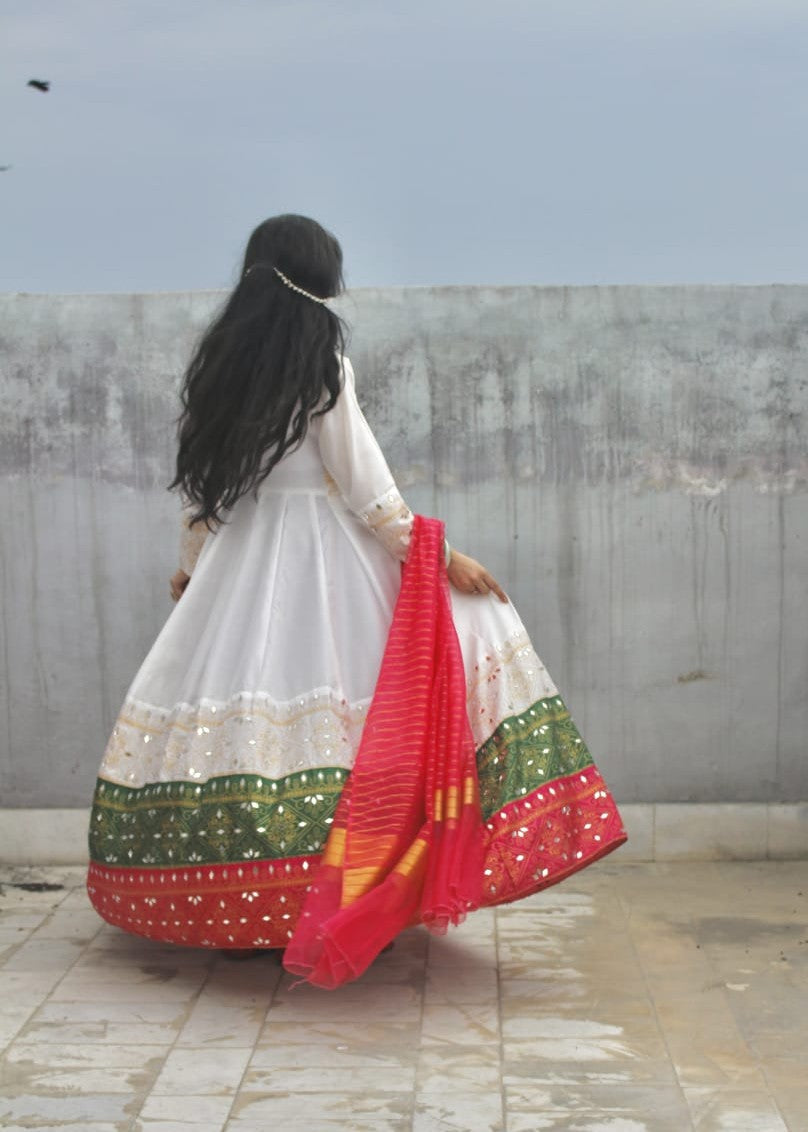 Weera Anarkali, Trouser with Dupatta - COD | 50% OFF